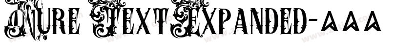 Nure TextExpanded字体转换 Nure TextExpanded字体转换